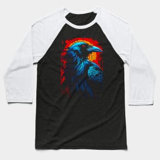 Colored Raven Baseball T-Shirt